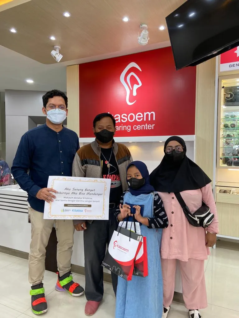 Kasoem Hearing Center & Kitabisa.com Donasi Alat Bantu Dengar