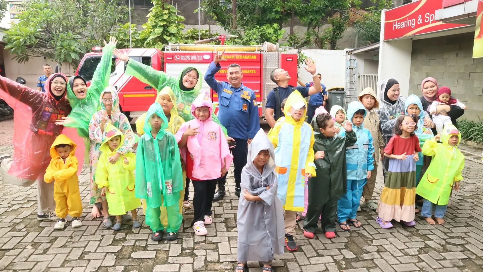 Playgroup Therapy bersama Damkar di Jakarta Selatan